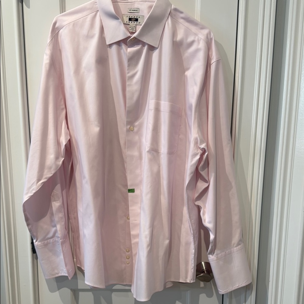 Joseph Abboud Pink French Cuff Dress Shirt